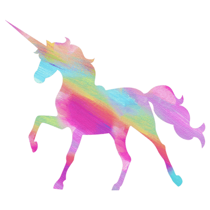 Rainbow Unicorn Temporary Tattoo