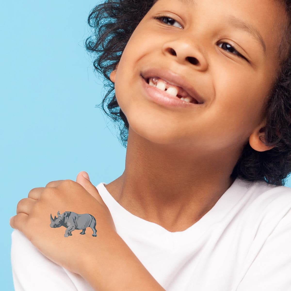 rhino temporary tattoo