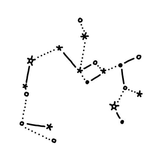 Sagittarius Constellation Temporary Tattoo