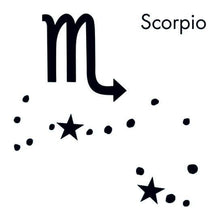 Scorpio Astrological Temporary Tattoo