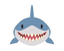 Shark Face Temporary Tattoo