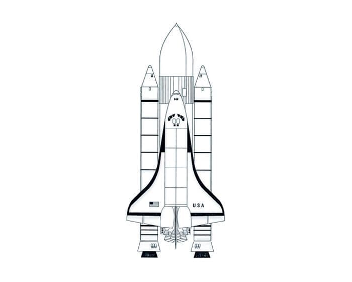 NASA Space Shuttle Sleeve Temporary Tattoo