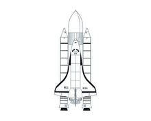 NASA Space Shuttle Sleeve Temporary Tattoo
