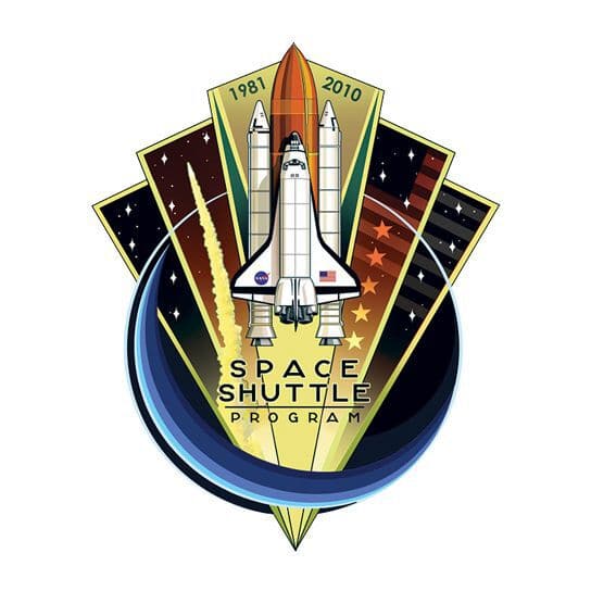 NASA Space Shuttle Temporary Tattoo