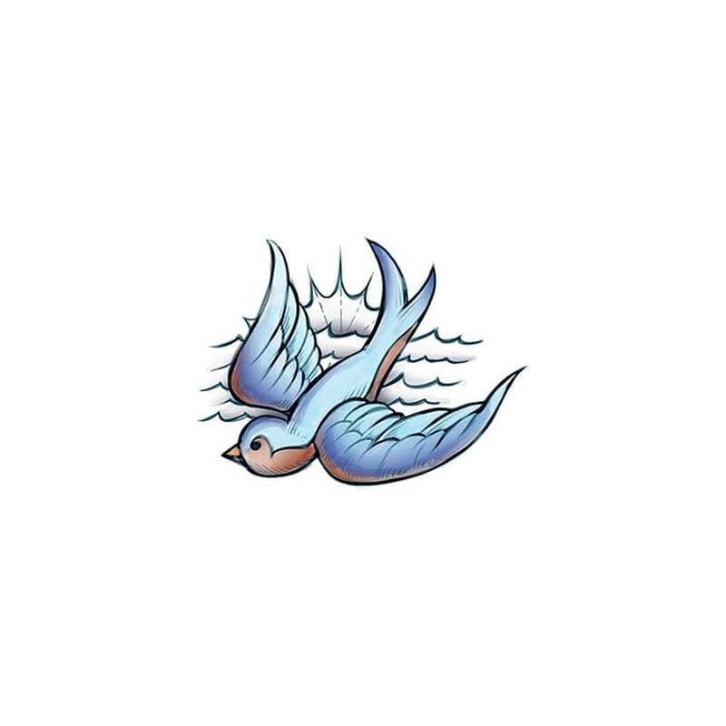 Sparrow Temporary Tattoo