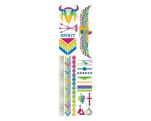Spirit Tribal Metallic Temporary Tattoo Set