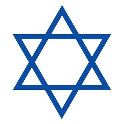 Star of David Temporary Tattoo
