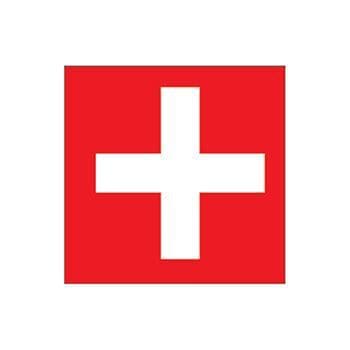 Switzerland Flag Temporary Tattoo