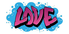Graffiti Love Temporary Tattoo