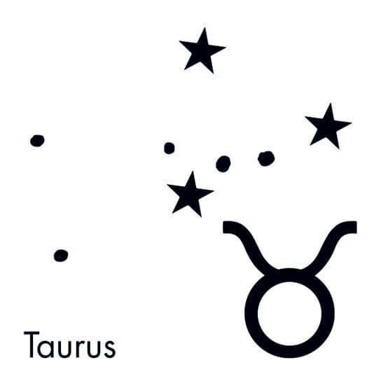 Taurus Asrological Temporary Tattoo