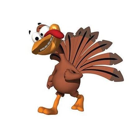 Thanksgiving Turkey Temporary Tattoo