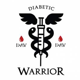 Type 1 Diabetic Warrior Temporary Tattoo