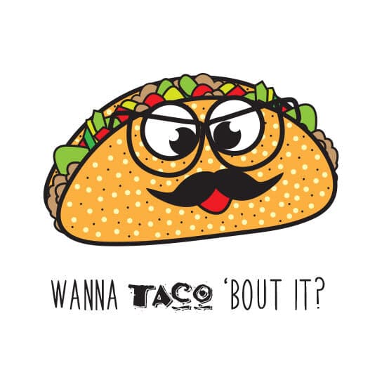 Wanna Taco 'Bout It Temporary Tattoo