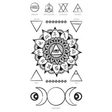 Zodiac Eye of Providence Temporary Tattoo