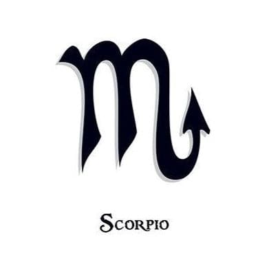 Zodiac: Scorpio Temporary Tattoo